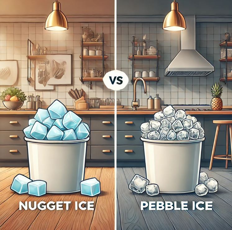 nugget ice vs pebble ice