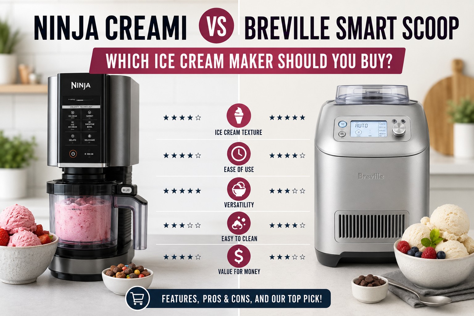 ninja creami vs breville smart scoop