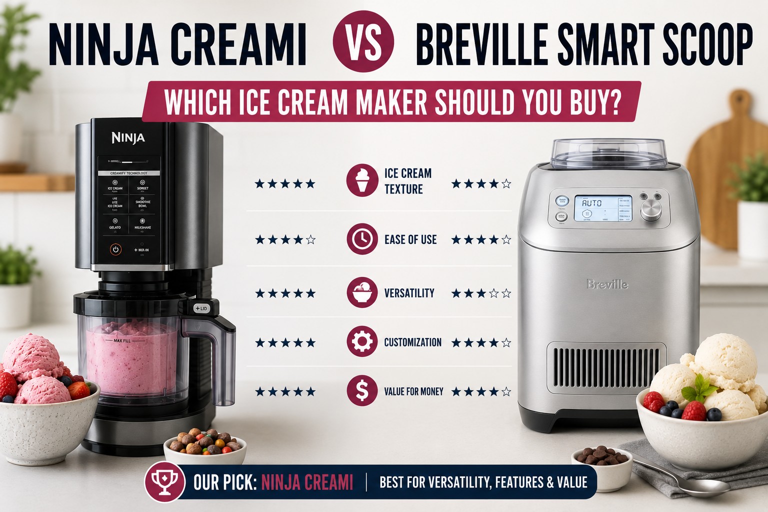 ninja creami vs breville smart scoop
